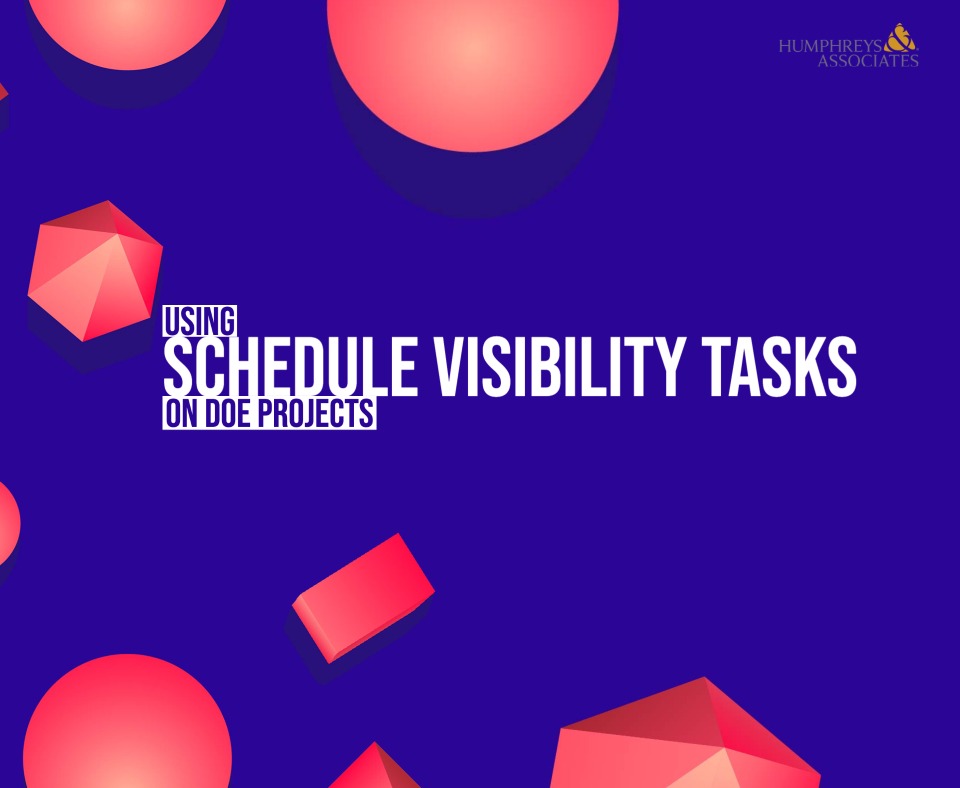 Using Scheduled Visibility Tasks on DOE Projects