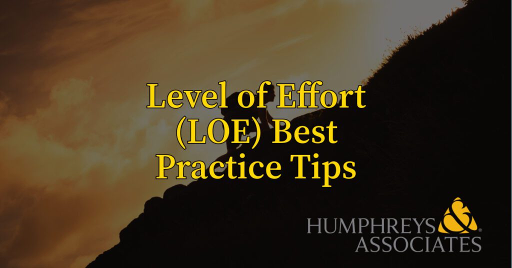 Level of Effort (LOE) Best Practice Tips